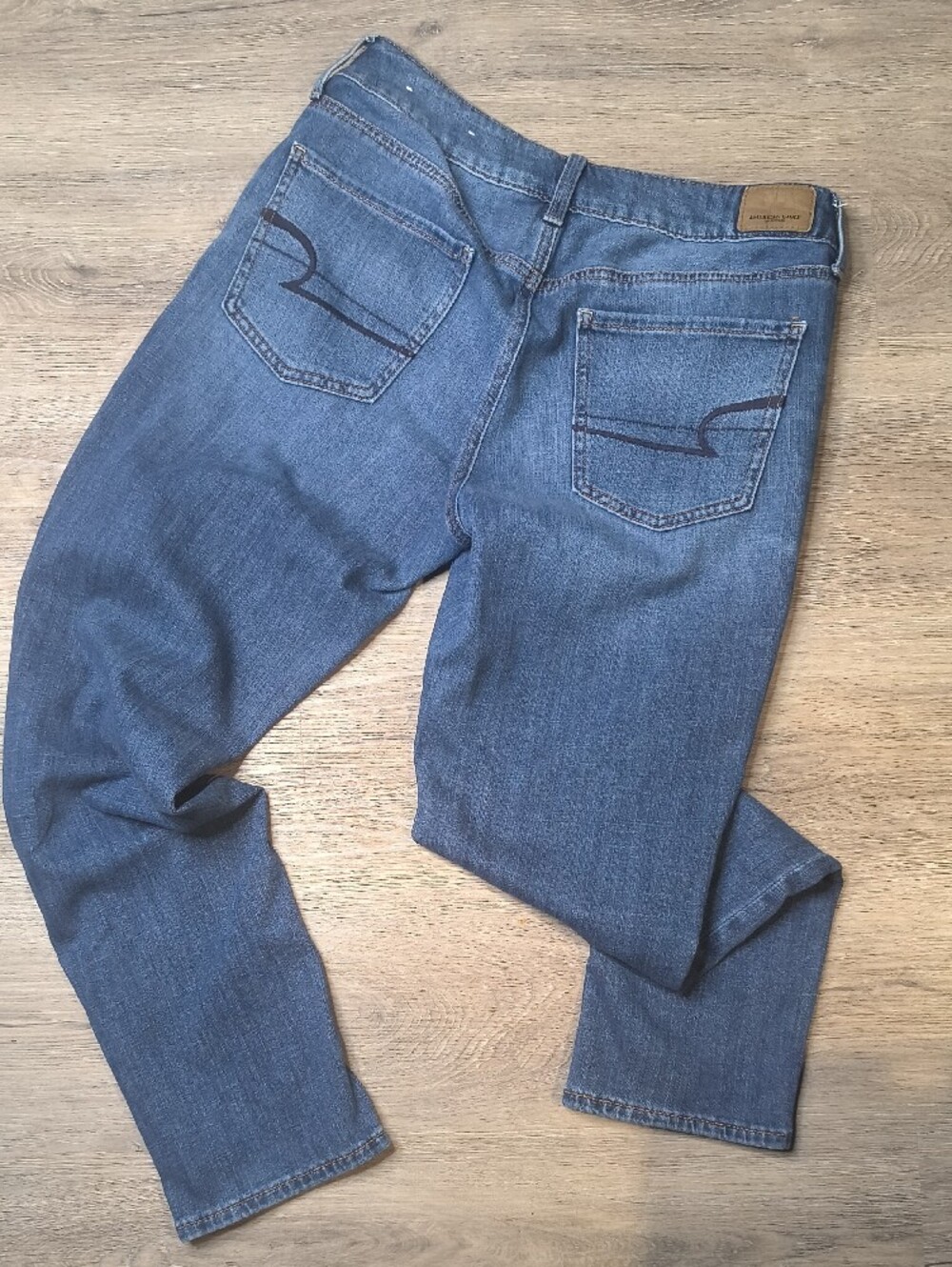 S1176 Tomgirl Casual Fit w/28" Inseam American Eagle Women's Size 6 Jeans - Picture 2 of 8